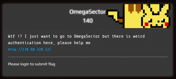 Omega Sector Web Writeup